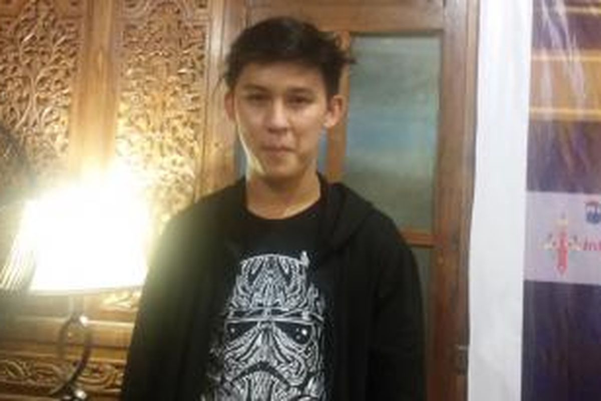 Jevin Julian hadir dalam jumpa pers 'Konser 3 Generasi' di Patheya Resto, Jakarta Selatan, Selasa (1/12/2015).