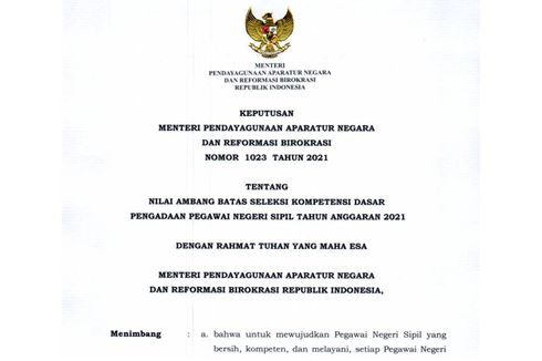 Daftar Kementerian dan Lembaga yang Sudah Rilis Jadwal SKD CPNS 2021