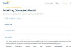 Lowongan Kerja Juni 2022: Dari Bank Mandiri, PT Astra, dan PT Freeport Indonesia