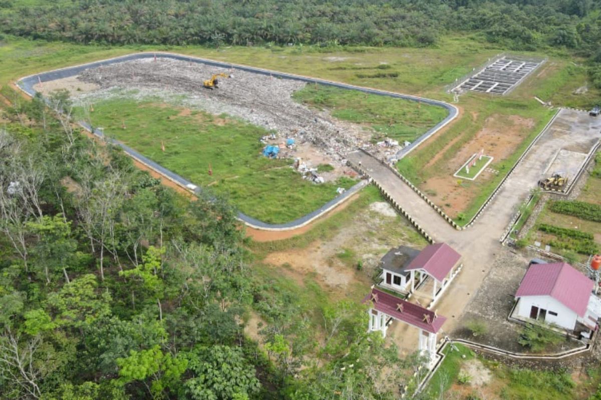 Tempat Pemrosesan Akhir (TPA) ramah lingkungan dibangun di Sarolangun, Provinsi Jambi.