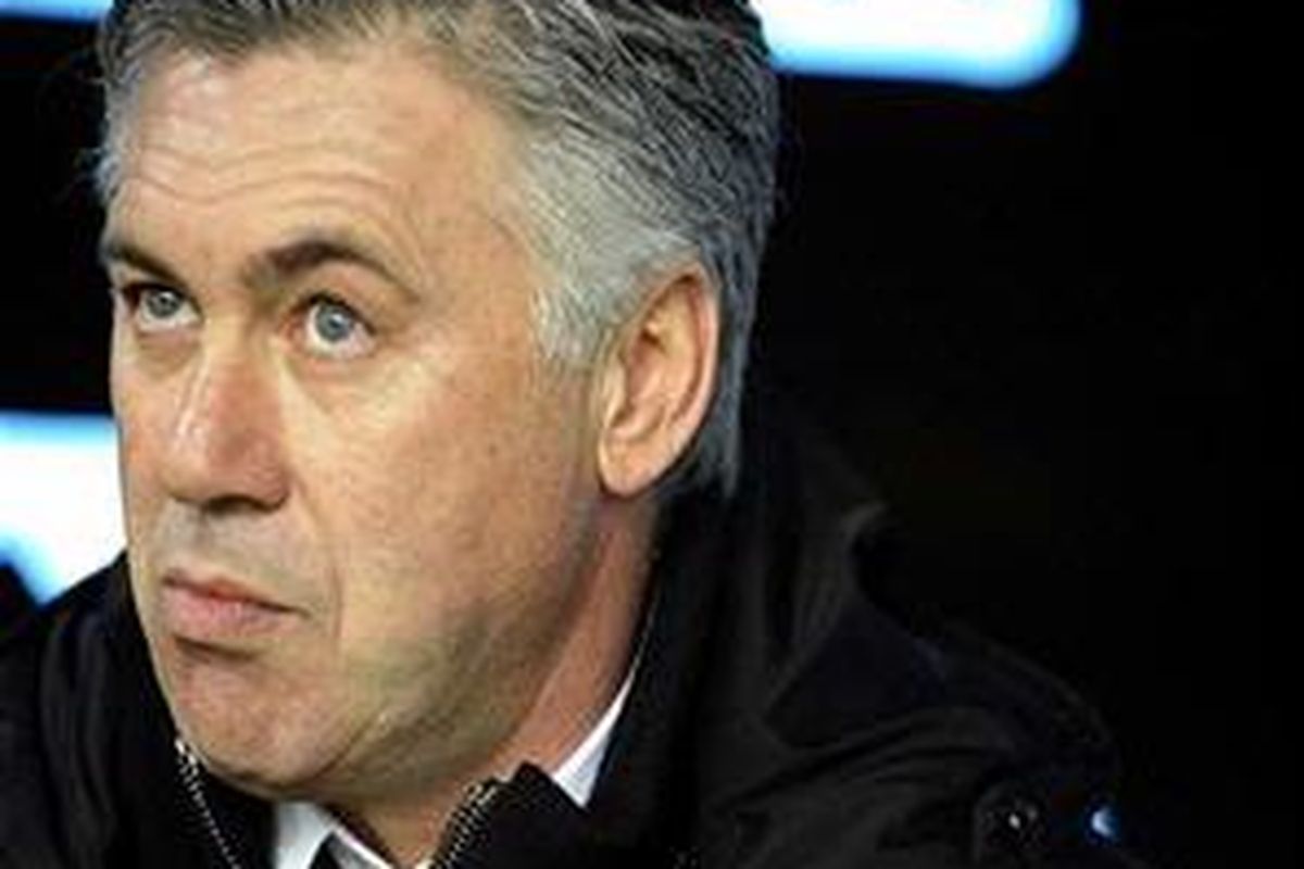 Pelatih Chelsea, Carlo Ancelotti.
