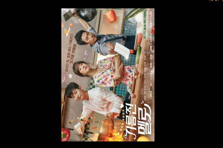 Poster TV seri Korea Wok of Love (2018) yang kini tayang di VIU.