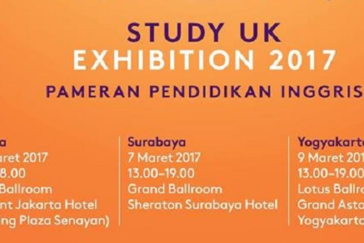 Jadwal Pameran Pendidikan Inggris