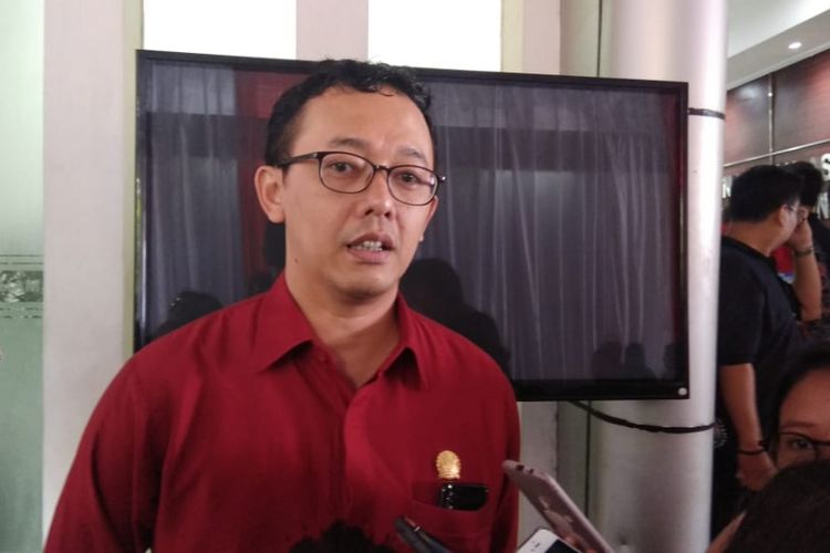 Komisioner Komnas HAM Beka Ulung Hapsara saat memberikan pernyataan pers di Gedung Komnas HAM, Jakarta, Senin (11/12/2018). 