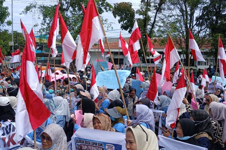 Relawan MBG Sumbar Demo, Minta Program Tetap Jalan Meski Sekolah Libur
