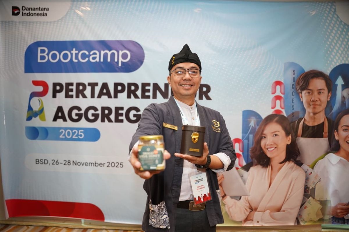 Henry, pemilik Imago Raw Honey, salah satu dari 10 champion program Pertapreneur Aggregator (PAG) 2025yang tengah memasuki tahap business acceleration & scaling up.