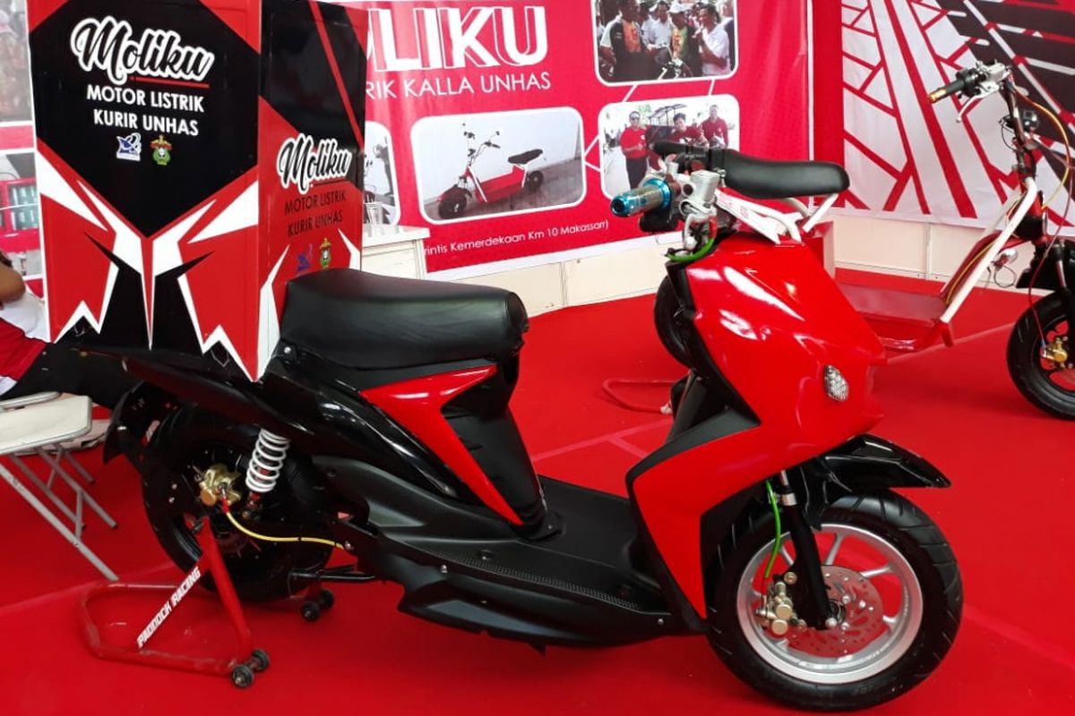 Motor Listrik Inovasi Mahasiswa Makassar