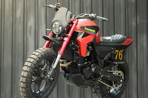 Custom Kawasaki Z250 Geser Aliran Jadi Tracker