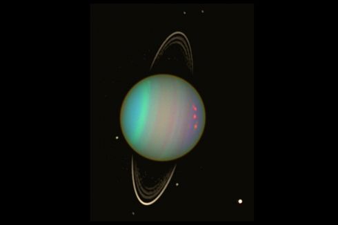 Foto Termal Ungkap Cincin Uranus Tak Seperti di Tata Surya