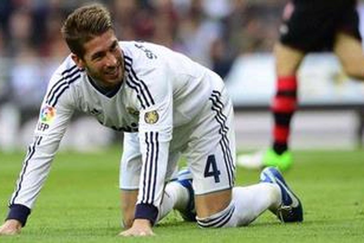 Bek Real Madrid, Sergio Ramos, salah satu pemain yang diberitakan menginginkan Jose Mourinho hengkang pada akhir musim ini.