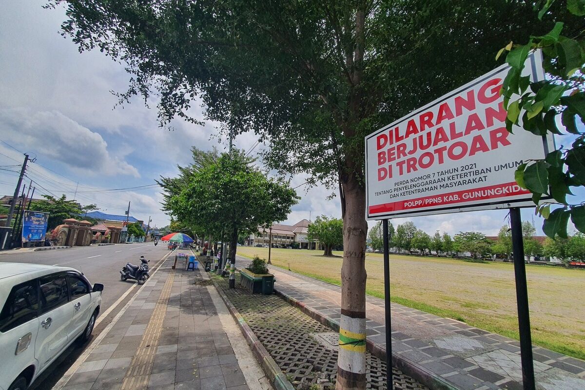 Pemkab Gunungkidul Akan Relokasi Pedagang Kaki Lima di Sekitar Alun-alun