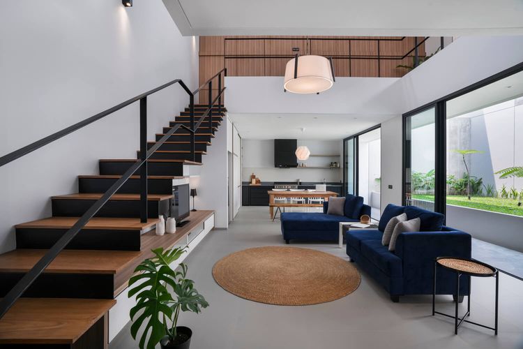 Desain interior rumah minimalis di Bandung, karya e.Re studio tahun 2017.

