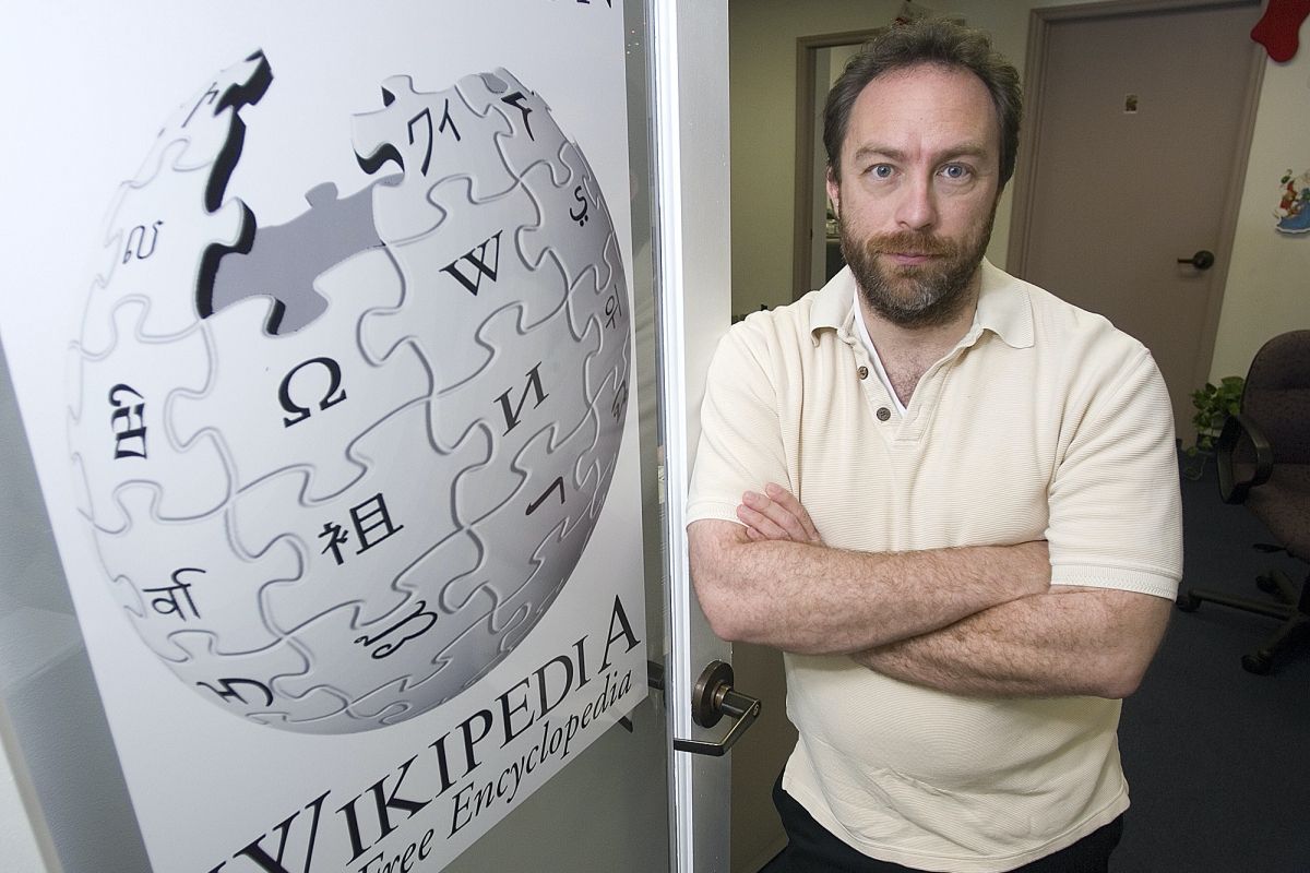 Pendiri Wikipedia, Jimmy Wales.