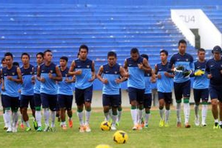 Skuad tim nasional Indonesia U-23. 