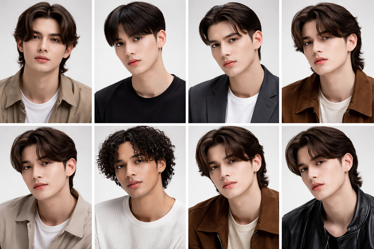 20 Model Potongan Rambut Belah Tengah Pria yang Keren dan Kekinian