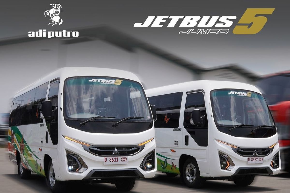 Jetbus 5 Jumbo milik PO Suryaputra buatan Karoseri Adiputro
