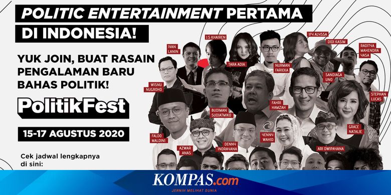 PolitikFest, Acara Hiburan Bertema Politik Pertama di Indonesia