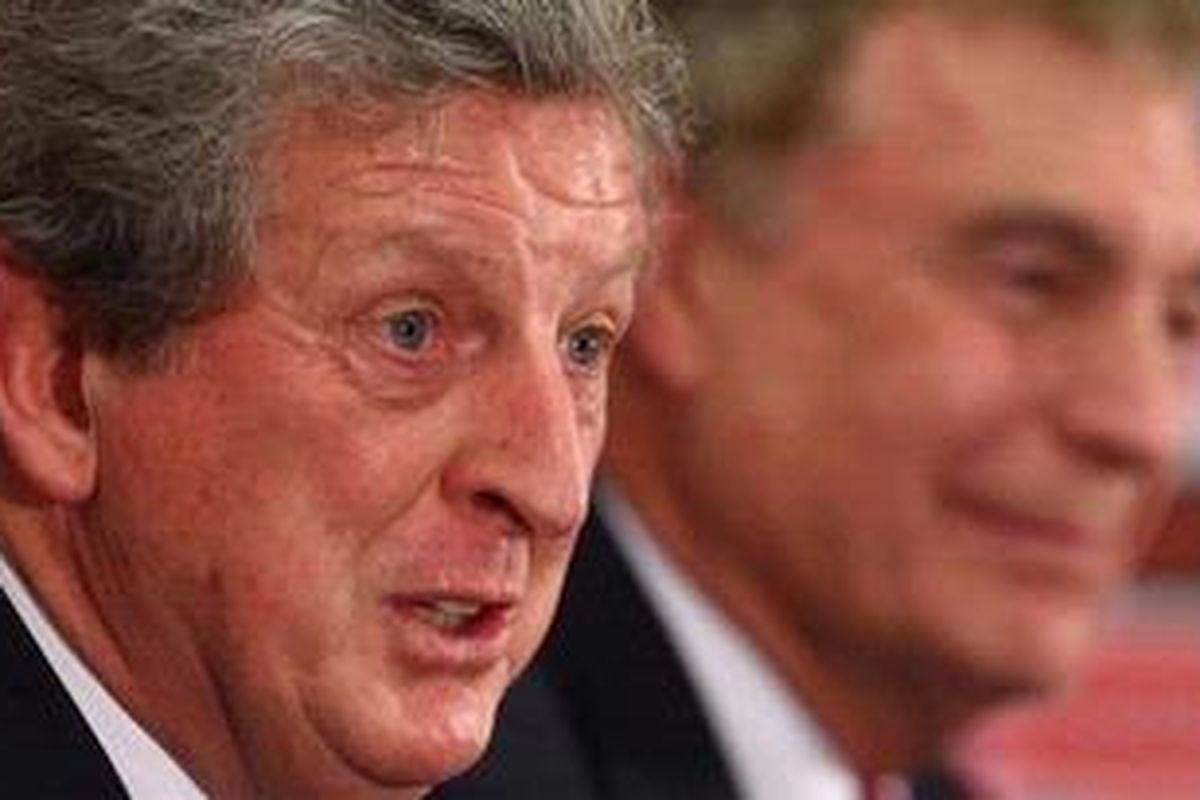 Pelatih tim nasional Inggris, Roy Hodgson. 