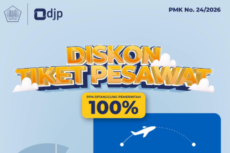 Syarat Diskon Tiket Pesawat Intensif PPN 100 Persen Ditanggung Pemerintah