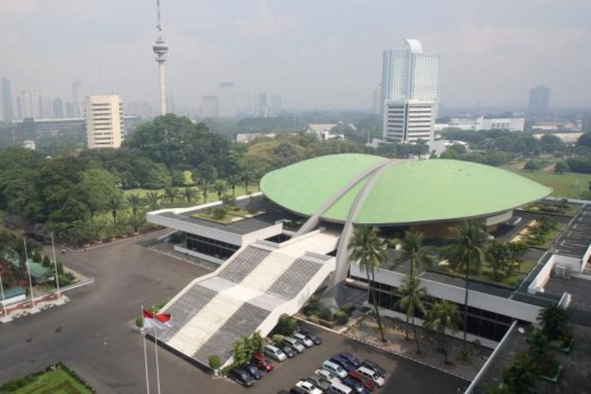 Suasana gedung DPR RI, Jakarta, Jumat (22/5/2009).