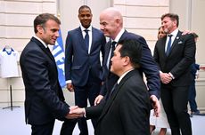 Sambangi Paris, Erick Thohir Bertemu Presiden Perancis dan Presiden FIFA