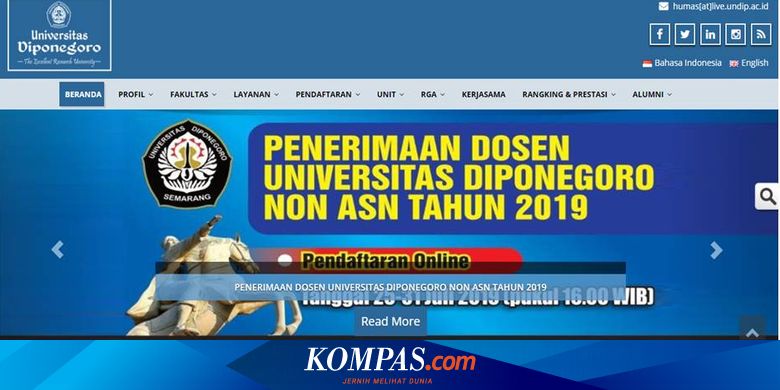 4 122 Mahasiswa Baru Diterima Jalur Um Undip Apa Langkah Selanjutnya Halaman All Kompas Com