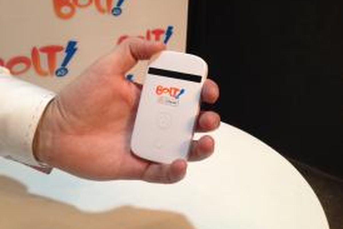 Perangkat Mobile Wi-Fi Bolt dari Internux yang menawarkan akses internet 4G LTE
