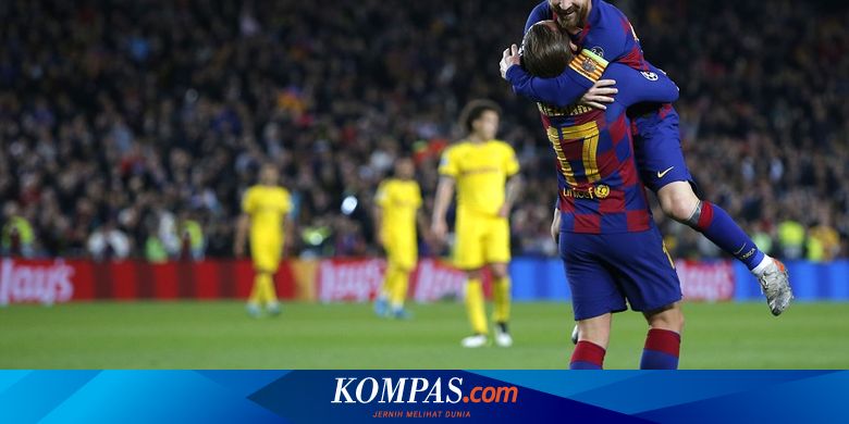 Barcelona Vs Dortmund Lionel Messi Diganjar Kartu Kuning Usai Gocek 3 Pemain