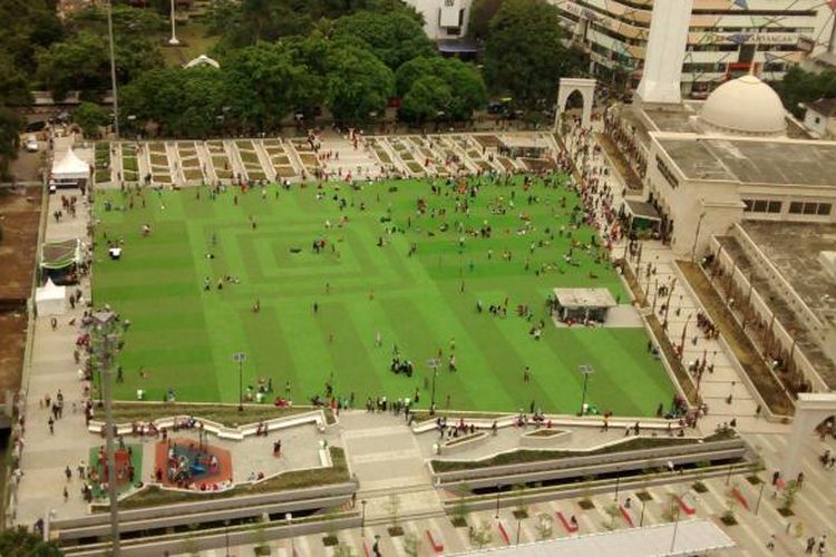 Alun-alun baru Kota Bandung.