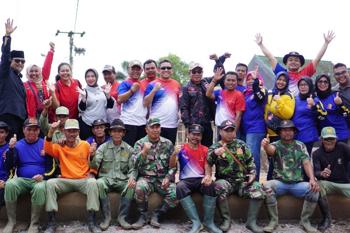 Kemenko PMK cek langsung revitalisasi Sungai Citarum, Minggu (4/11/2018).