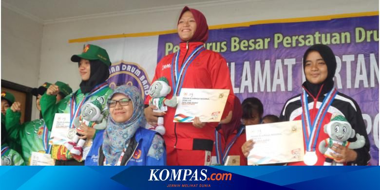 juara drum band banten raih medali emas pertama pon 2016