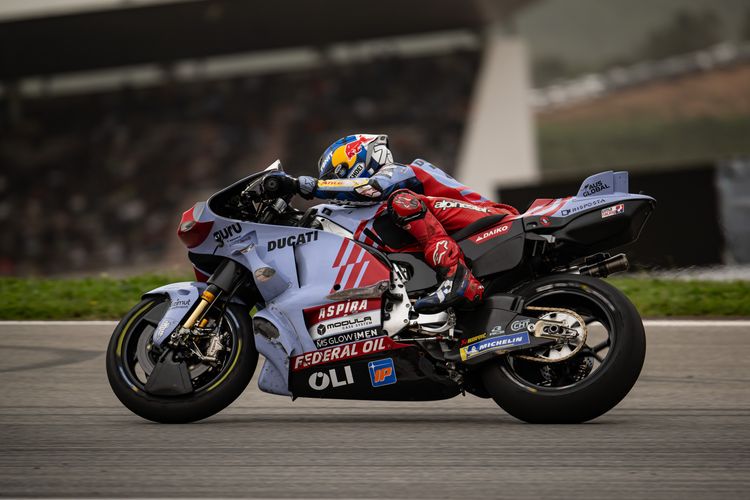 Alex Marquez saat berlaga pada MotoGP Portugal 2024