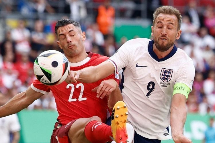 Babak I Inggris Vs Swiss: Minim Peluang Berbahaya, Skor 0-0
