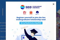 Sea Buka Beasiswa Penuh 2022 di UI, UGM, ITB, IPB, Binus, IT Del