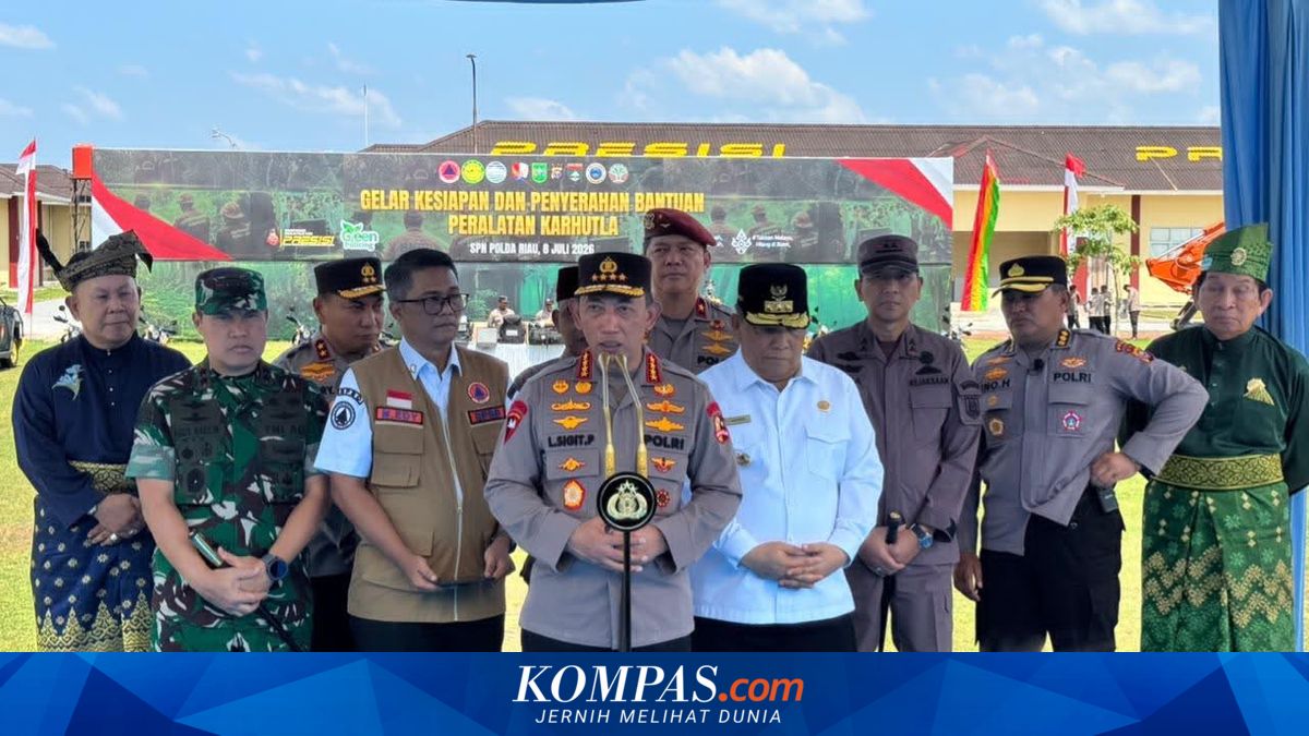 Kapolri Sebut Riau Punya Dua Musim Rawan Karhutla, Minta Jajaran Siaga