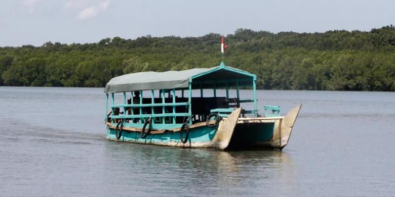 Ekowisata Mangrove Blok Bedul di Banyuwangi, Jawa Timur.
