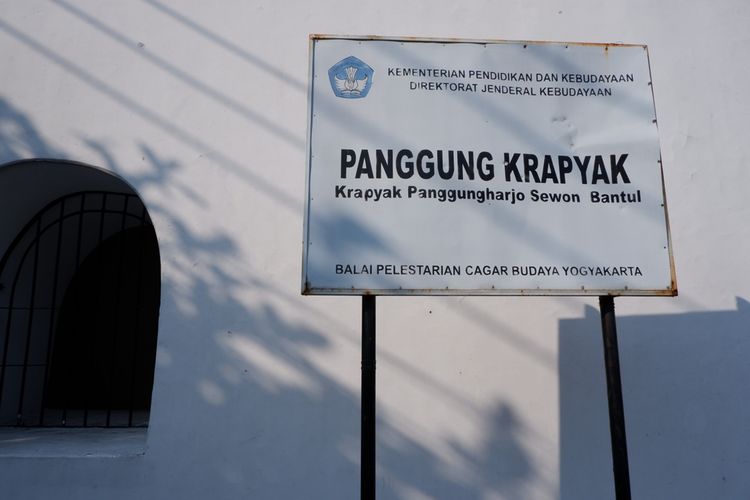 Cagar budaya Panggung Krapyak di Yogyakarta.