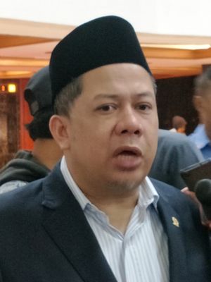 Wakil Ketua DPR RI Fahri Hamzah saat ditemui di Kompleks Parlemen, Senayan, Jakarta, Selasa (6/3/2018).