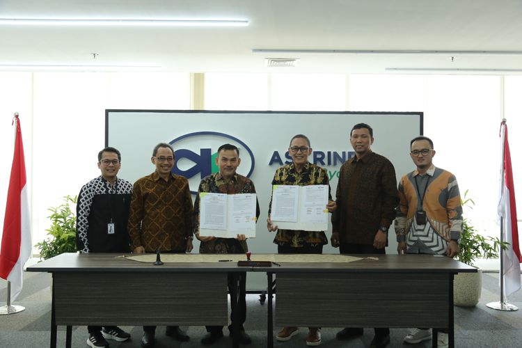 Askrindo Syariah melakukan penandatanganan Perjanjian Kerja Sama (PKS) dengan PT Proteksi Jaya Mandiri untuk penjaminan produk Mitraguna Bank Syariah Indonesia (BSI) di Jakarta, Jumat (09/05/2025). 