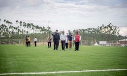 Jokowi dan Para Menteri Tinjau Training Center PSSI di IKN, ADHI Pastikan Fasilitas Dibangun Sesuai Standar Internasional