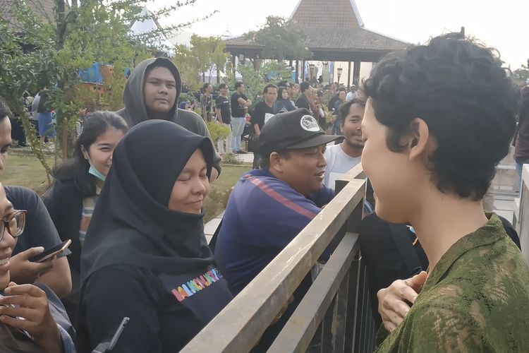 Leilani Hermiasih atau Frau di Balkonjazz Festival 2019, Balkondes Tuksongo, Magelang, Jawa Tengah, Sabtu (14/9/2019).