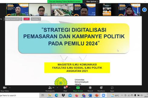 Webinar Nasional UMJ Bahas Digitalisasi dalam Pemilu 2024 
