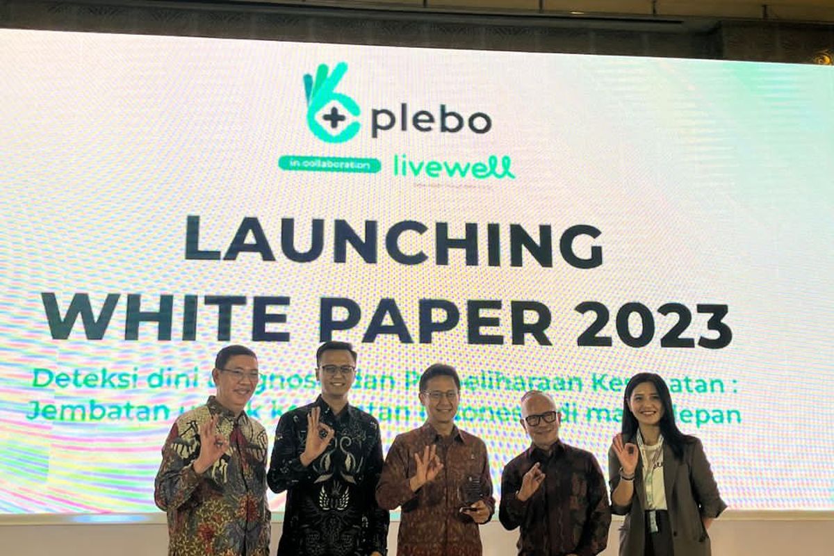 Startup Plebo terbitkan white paper layanan kesehatan preventif dan promotif. 