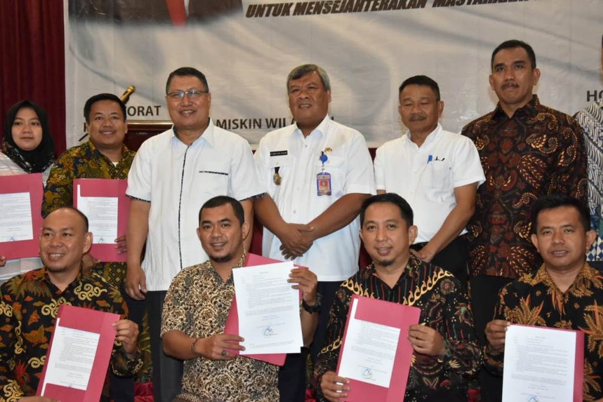 Dirjen PFM Andi ZA Dulun dalam bimbingan teknis (bimtek) Pendamping Kelompok Usaha Bersama (KUBE) Bedah Kemiskinan Rakyat Sejahtera (Bekerja) dan Konsolidasi Penyaluran Bansos Tahun 2019, di Hotel Beston Palembang pada 5-8 November.