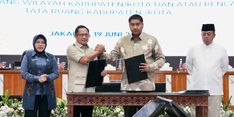 Percepat Program 3 Juta Rumah, Mendagri dan Menteri PKP Teken SKB