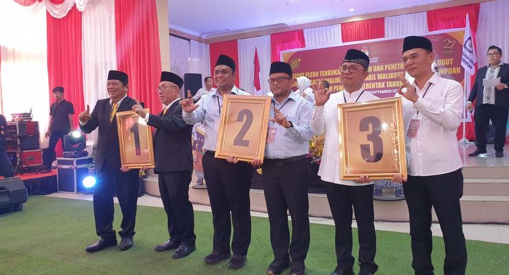 KPU Tetapkan Letnan-Harry Pemenang Pilkada Padangsidimpuan 2024
