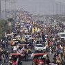 Genap 100 Hari Berdemo Tolak UU Pertanian, Petani India Blokade Jalan