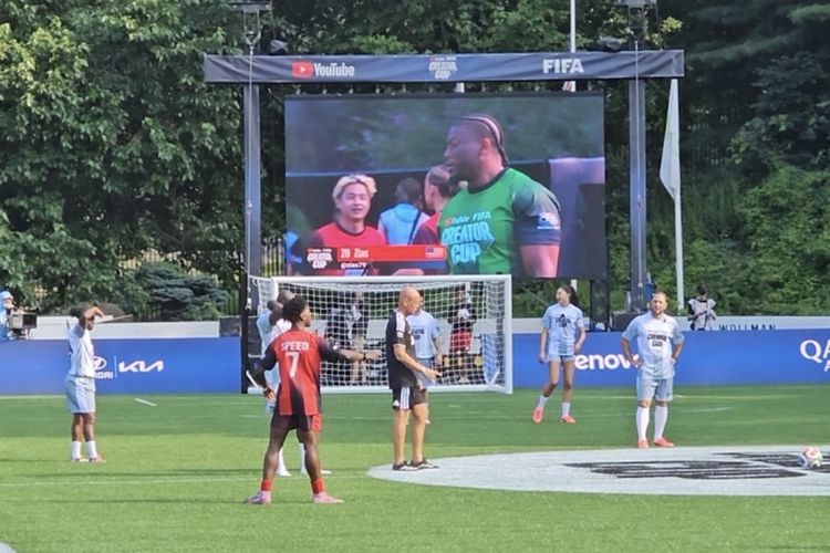 IShowSpeed Vs Celine Dept: 13 Gol, 2 Pelatih Legenda, Wasit Collina 