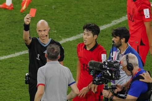 Drama Korea Selatan Vs Ghana: 5 Gol, Paulo Bento Kartu Merah, Son Menangis
