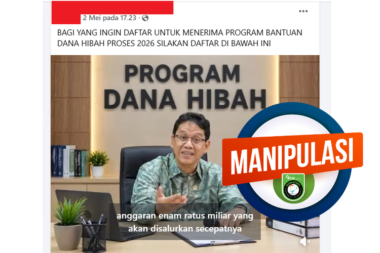 INFOGRAFIK: Beredar Hoaks Purbaya Umumkan Ada Dana Hibah Rp 600 Miliar